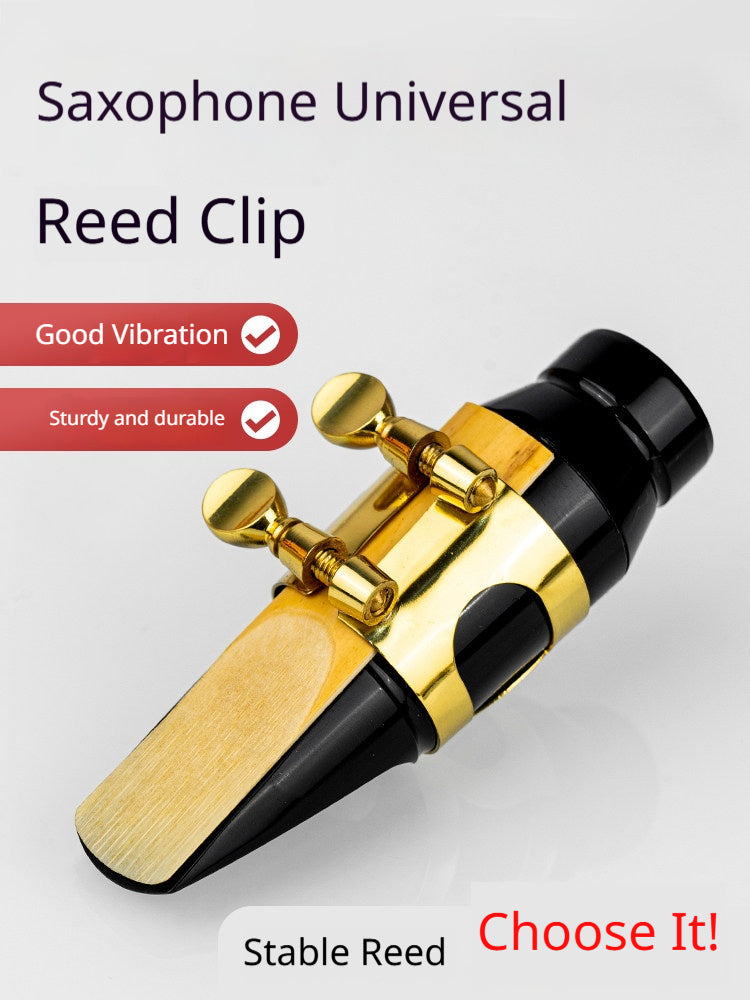 Feather flat E flat alto saxophone flute head clamp accessories metal tenor tenor clip flute head cap