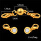 Magnetic Clasps for Jewelry Making – Strong, Gold Plated, DIY Buckles