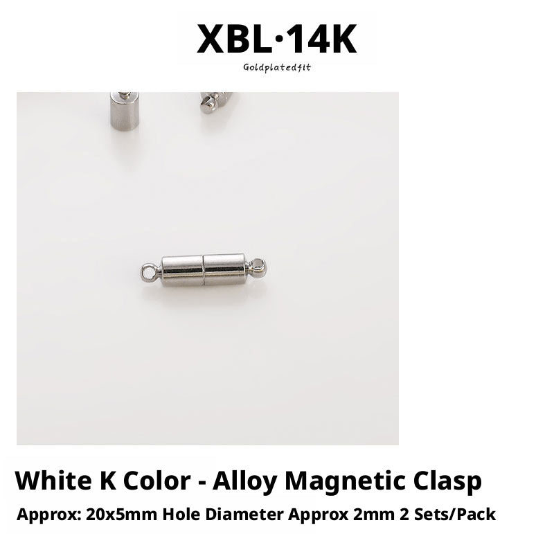 Magnetic Clasps for Jewelry Making – Strong, Gold Plated, DIY Buckles
