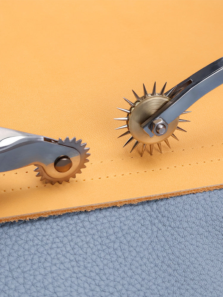 Leather Stitching Wheel – 2.5mm / 3.5mm Spacing for Hand Sewing & Saddle Stitch
