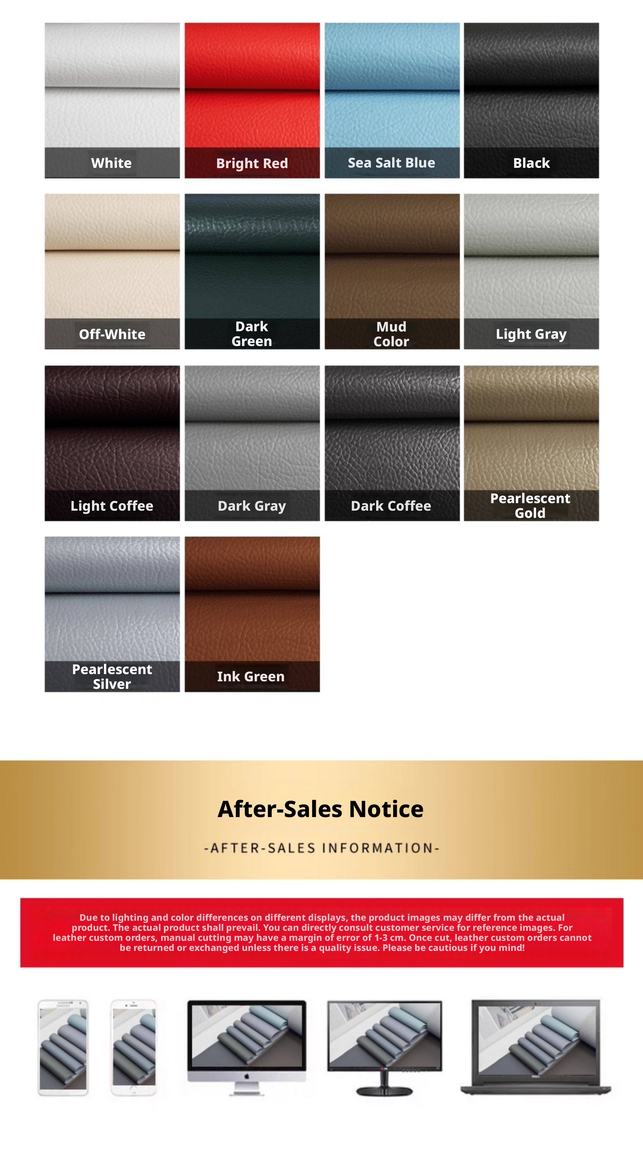 Strong Self-Adhesive Leather Repair Patch – 0.8mm Thick, Cut-to-Size for Sofa, Car Seat & Bag (Multiple Colors)