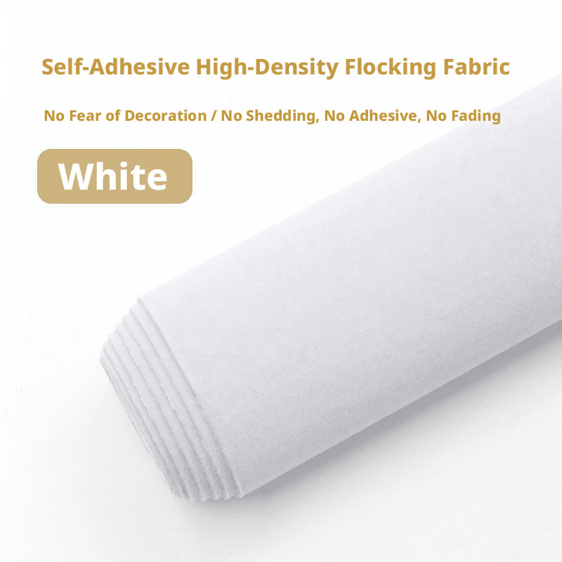 Self-Adhesive Velvet Fabric – Jewelry Box Liner, Drawer Protector, 17 Colors