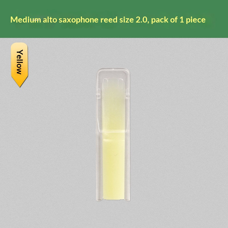 Resin Saxophone & Clarinet Reeds – 1.5 / 2.0 / 2.5 / 3.0 – Single or 4‑Pack (Alto, Tenor, Soprano, Clarinet)