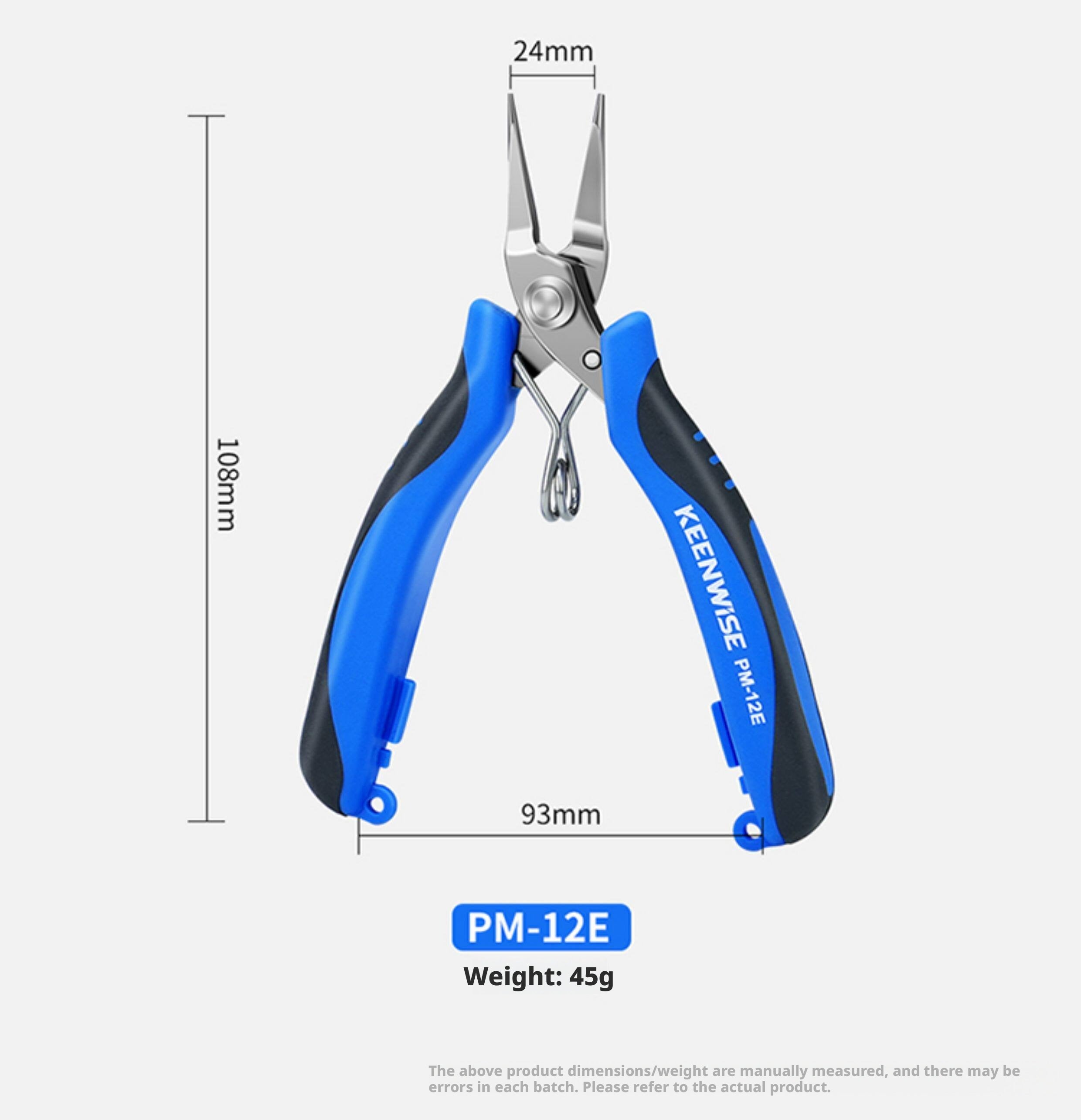 KEENWISE Mini Jewelry Pliers Set – 5 Types, 4"/4.5", Stainless Steel