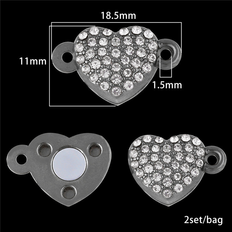 Magnetic Clasps for Jewelry Making – Strong, Gold Plated, DIY Buckles