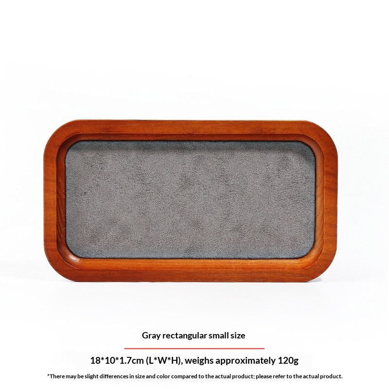 Premium Solid Wood Jewelry Display Trays for Photography & Organizing