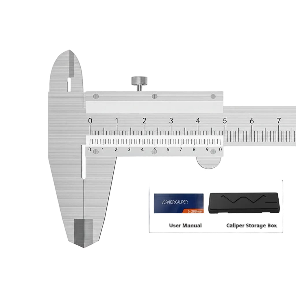Stainless Steel Vernier Caliper – 0.02mm Precision, 150/200/300mm