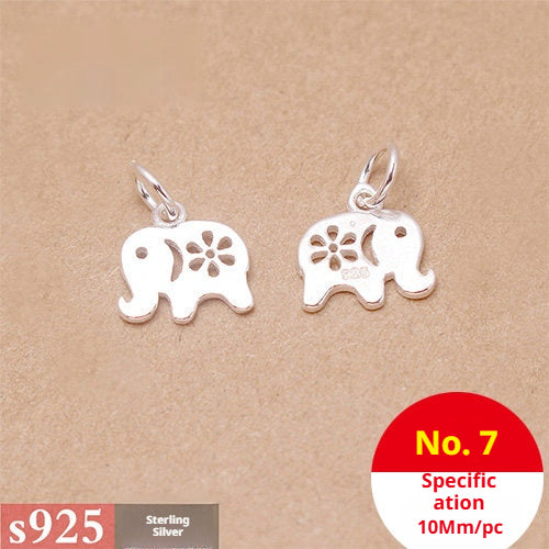s925 Sterling Silver Pendants & Beads – 40+ Shapes for DIY Red String Bracelets, Crystal Jewelry, Handmade Weaving Accessories