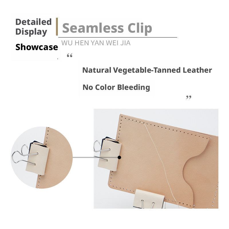 Leather Dovetail Clips – No‑Mark Seamless Clips for DIY Leathercraft (19/25/32/40mm) – 12pcs per Size