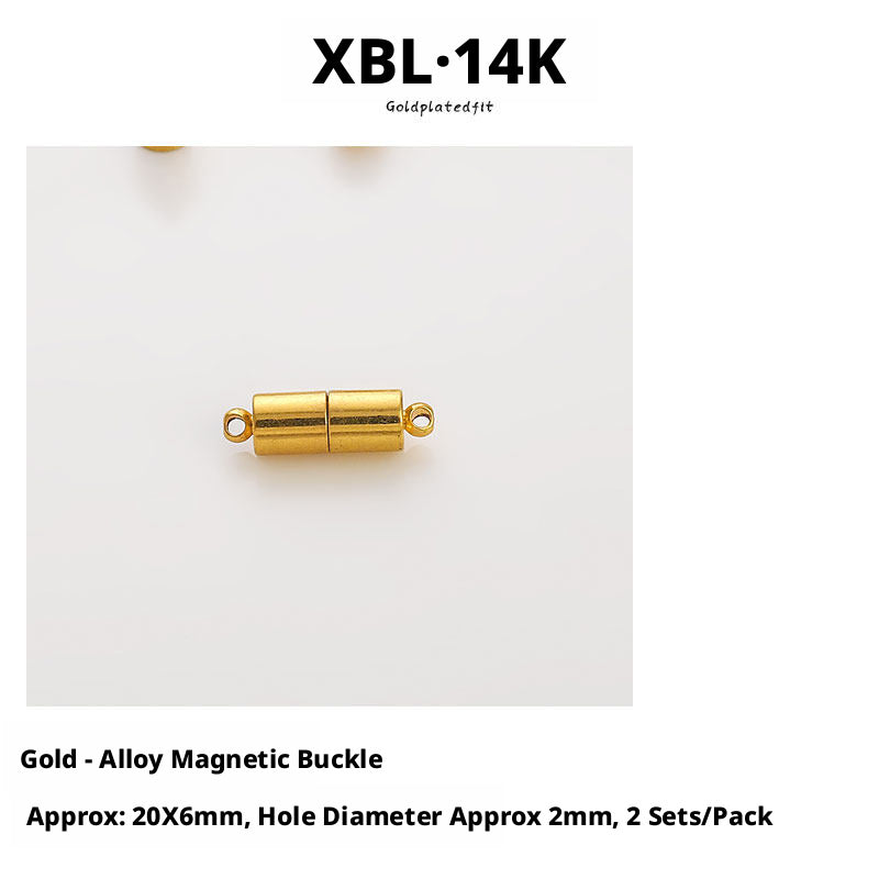 Magnetic Clasps for Jewelry Making – Strong, Gold Plated, DIY Buckles