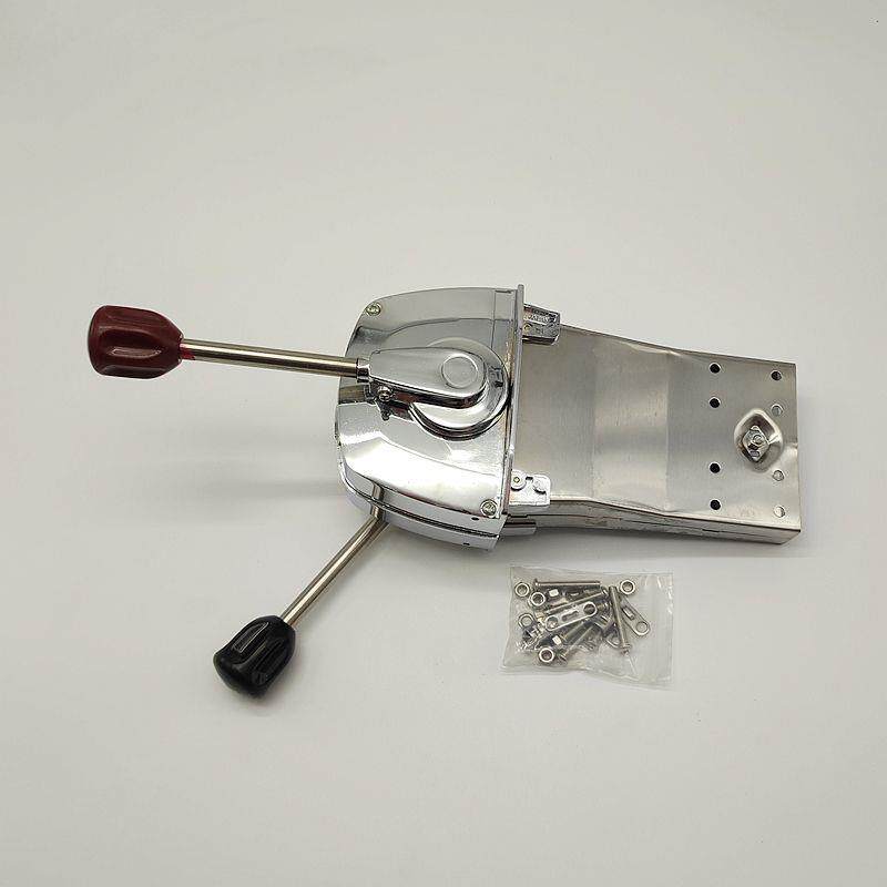 Stainless Steel Outboard Throttle Controller Kit – Complete Set with 2 Cables & Stud for Boat Repair