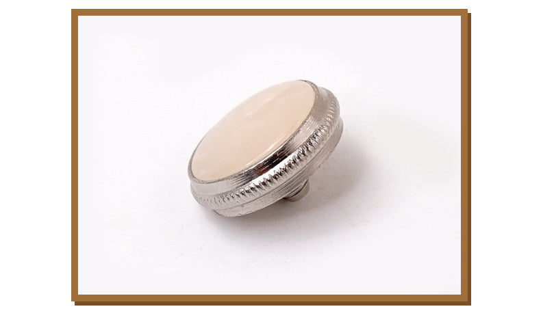 Trumpet Key Button Covers – Mica Sheet + Alloy Cap, 3.9mm Inner Diameter (Single or 3‑Pack)