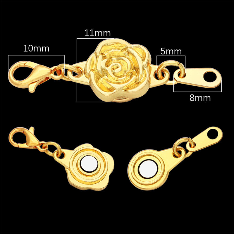 Magnetic Clasps for Jewelry Making – Strong, Gold Plated, DIY Buckles