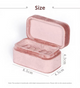 Mini Velvet Ring Box – Travel Portable, Holds 5 Rings, 7 Colors