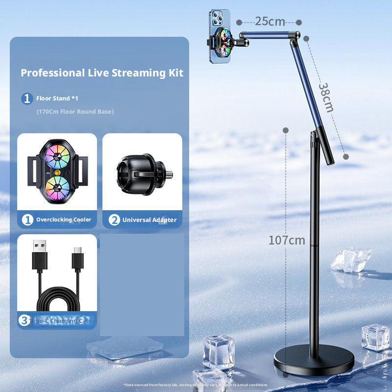 Dual-Core Semiconductor Phone Cooler for Gaming & Live Streaming