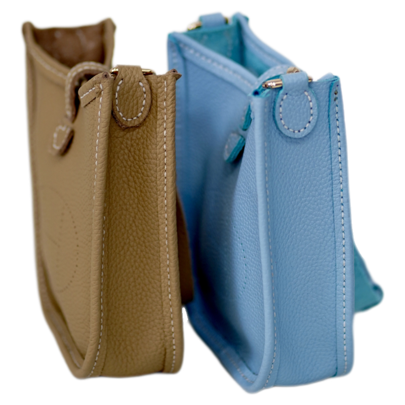 DIY Leather Bag Hardware Complete Set – Kelly, Cambridge, Saddle, Vegetable Basket + Shoulder Straps (Gold Chain & Fabric)