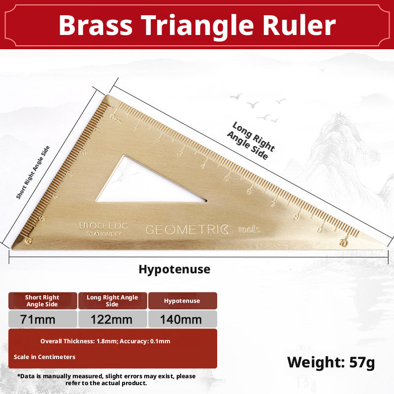 Solid Brass Mini Caliper Set – 0.1mm Accuracy, Jewelry & DIY Measurement
