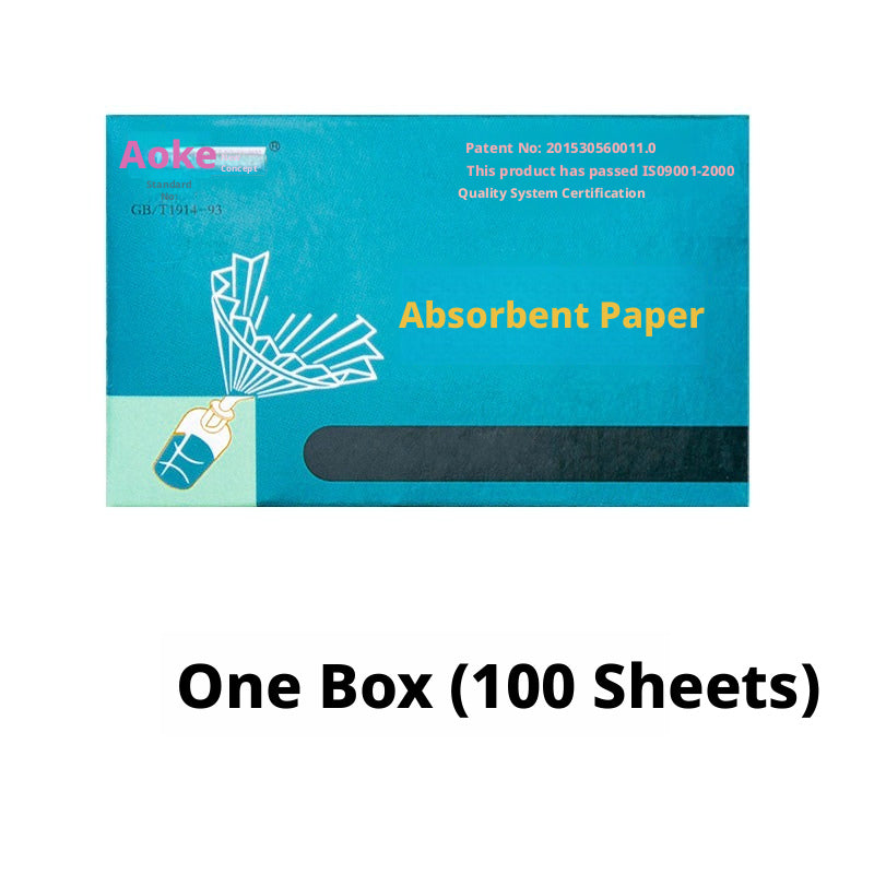 Saxophone & Clarinet Pad Absorbent Paper – 100 Sheets, 5x10cm, Dry Sticky Keys (Aoke®)