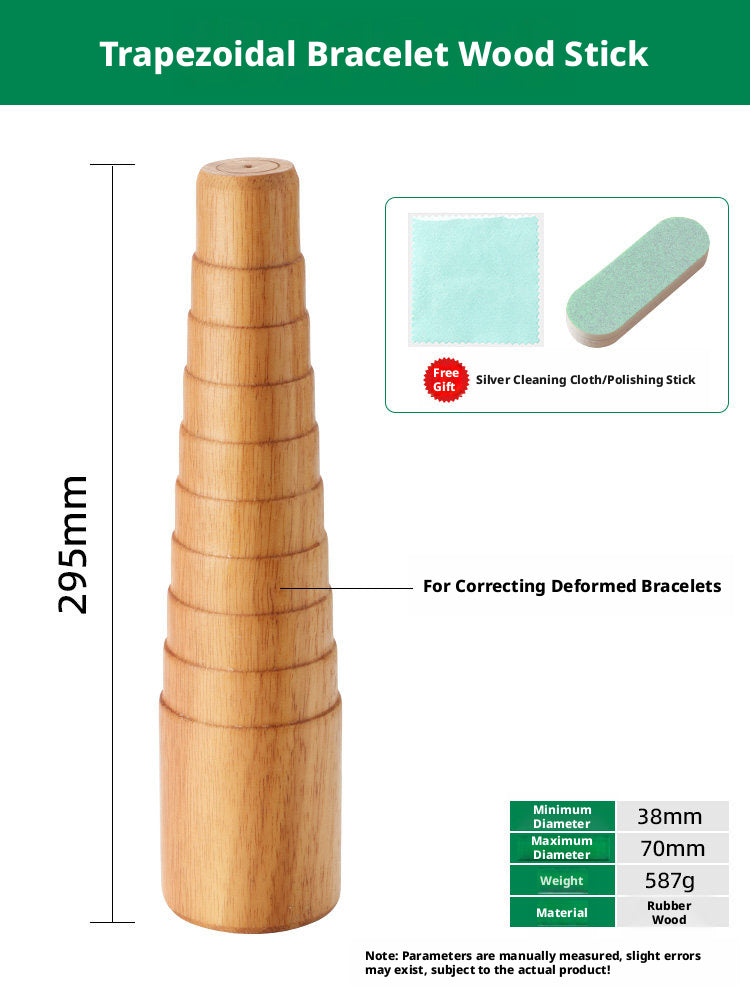 Bracelet & Ring Shaping Kit – Jewelry Repair Tools with Rubber Mallet