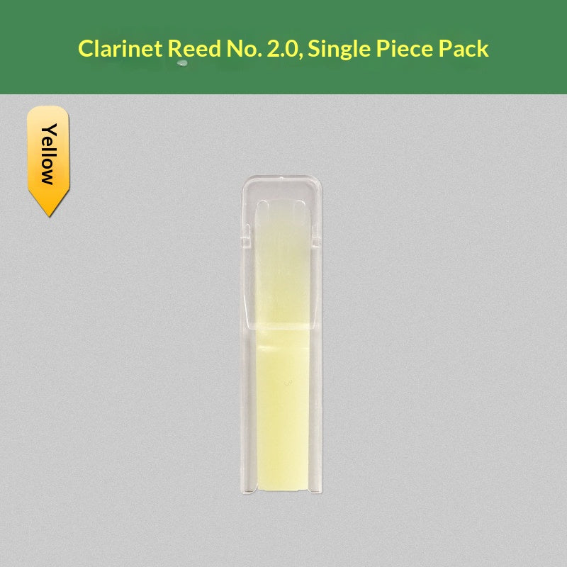 Resin Saxophone & Clarinet Reeds – 1.5 / 2.0 / 2.5 / 3.0 – Single or 4‑Pack (Alto, Tenor, Soprano, Clarinet)