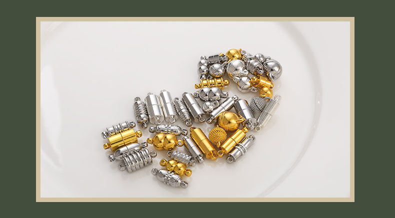 Magnetic Clasps for Jewelry Making – Strong, Gold Plated, DIY Buckles