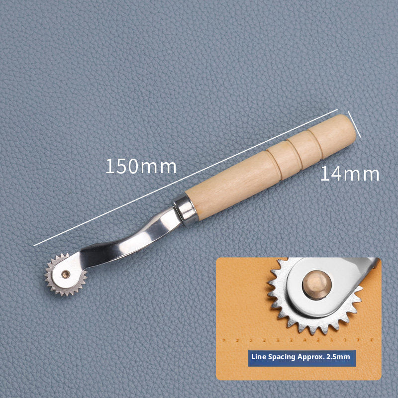 Leather Stitching Wheel – 2.5mm / 3.5mm Spacing for Hand Sewing & Saddle Stitch