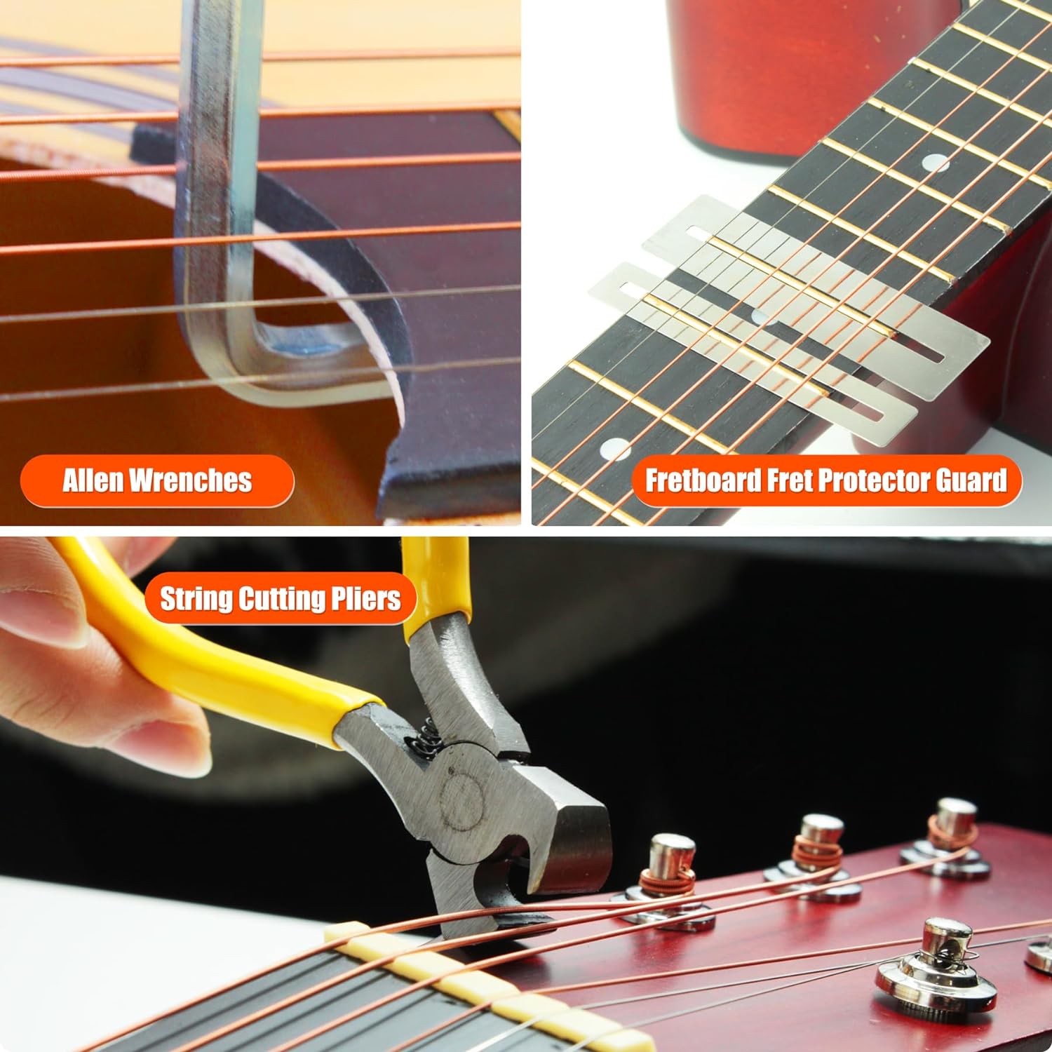 Guitar Repair Tool Kit – Complete Guitar Care & Maintenance Set (11 to 99 Pieces)