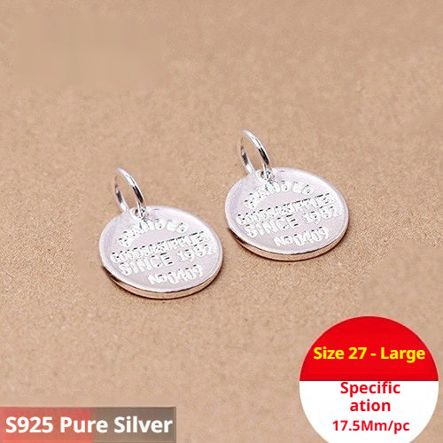 s925 Sterling Silver Pendants & Beads – 40+ Shapes for DIY Red String Bracelets, Crystal Jewelry, Handmade Weaving Accessories