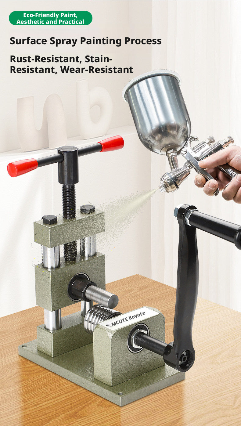 KCUTE Manual Ring Shaping Machine – 40+ Roller Wheels, for Gold/Silver