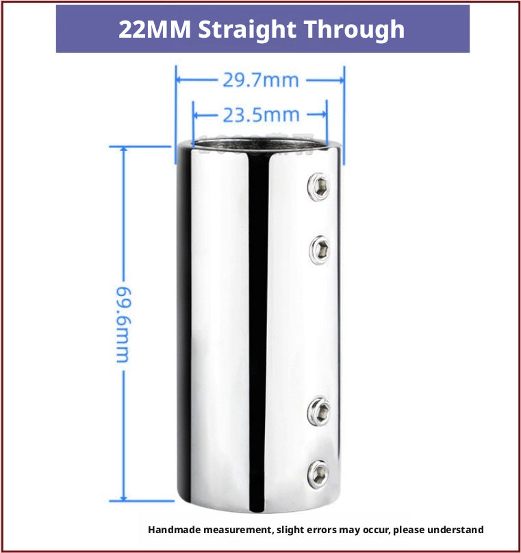 316 Stainless Steel 90-Degree Tube Flange Base – Marine Railing Stanchion Mount, 22–38mm