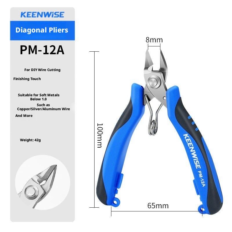 KEENWISE Mini Jewelry Pliers Set – 5 Types, 4"/4.5", Stainless Steel