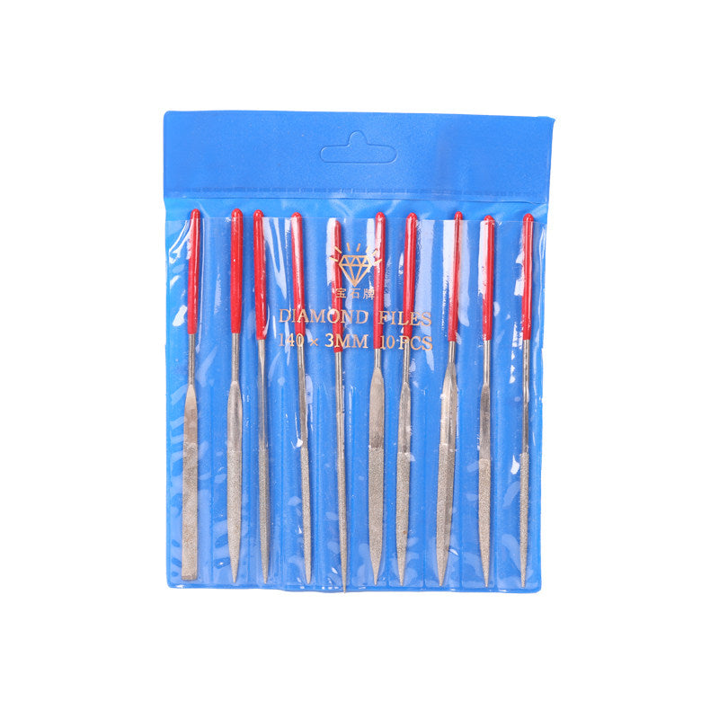 Guitar Fret & Nut Polishing File Set – 10-Piece Fretboard Groove Polishing Kit with Optional Add-Ons