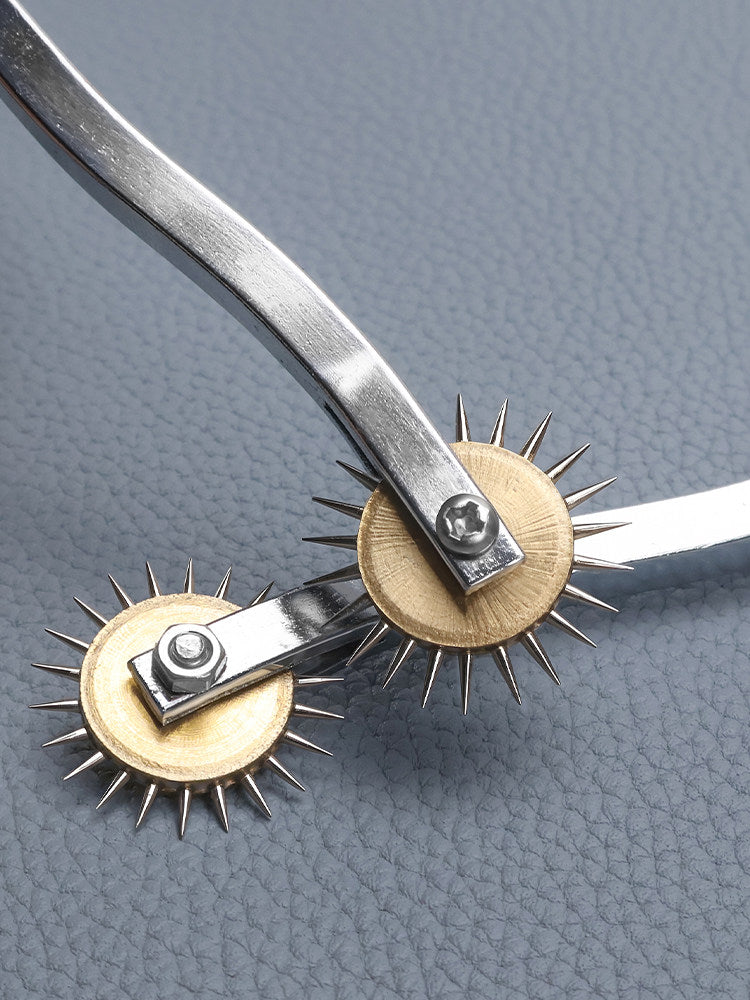 Leather Stitching Wheel – 2.5mm / 3.5mm Spacing for Hand Sewing & Saddle Stitch