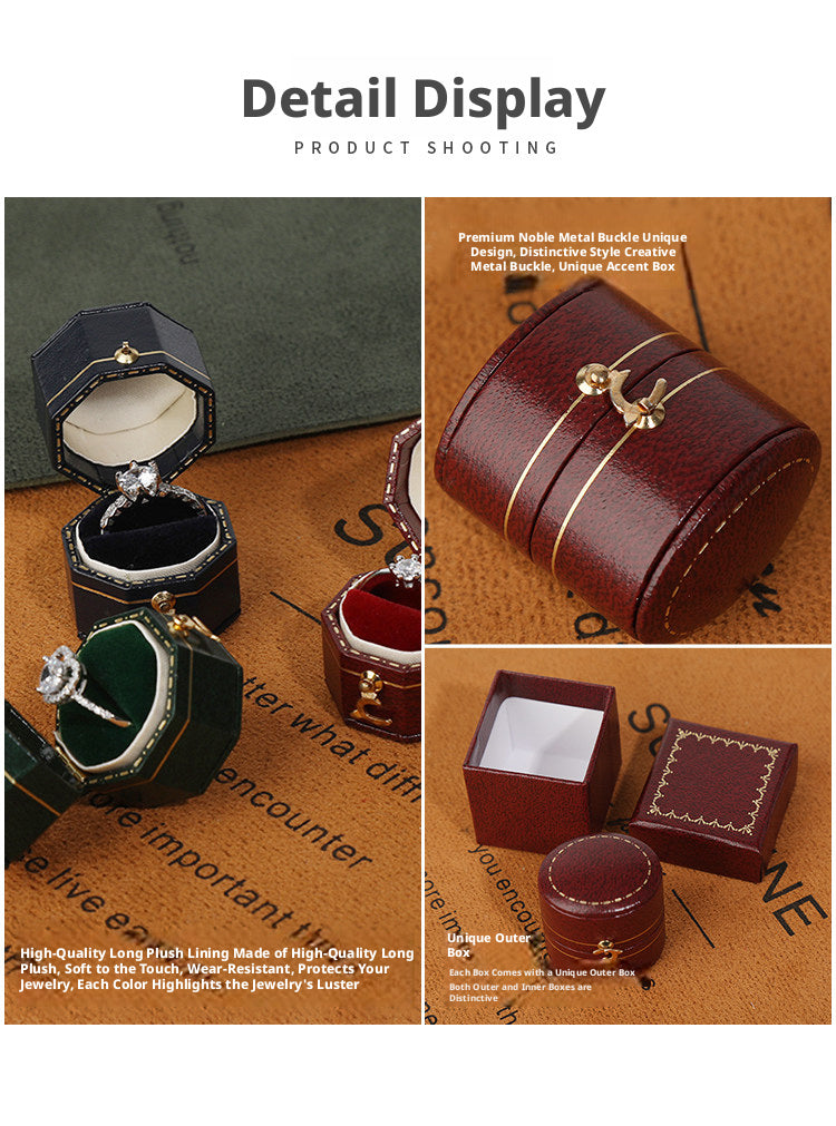 Vintage Mini Ring Box – Proposal, Wedding & Jewelry Photography Prop