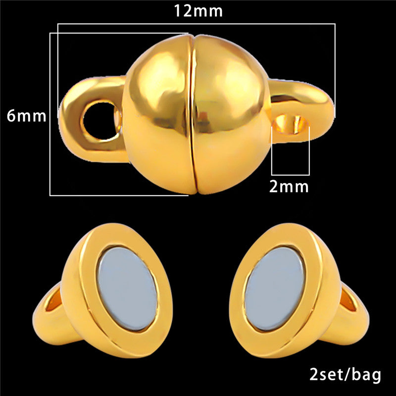Magnetic Clasps for Jewelry Making – Strong, Gold Plated, DIY Buckles