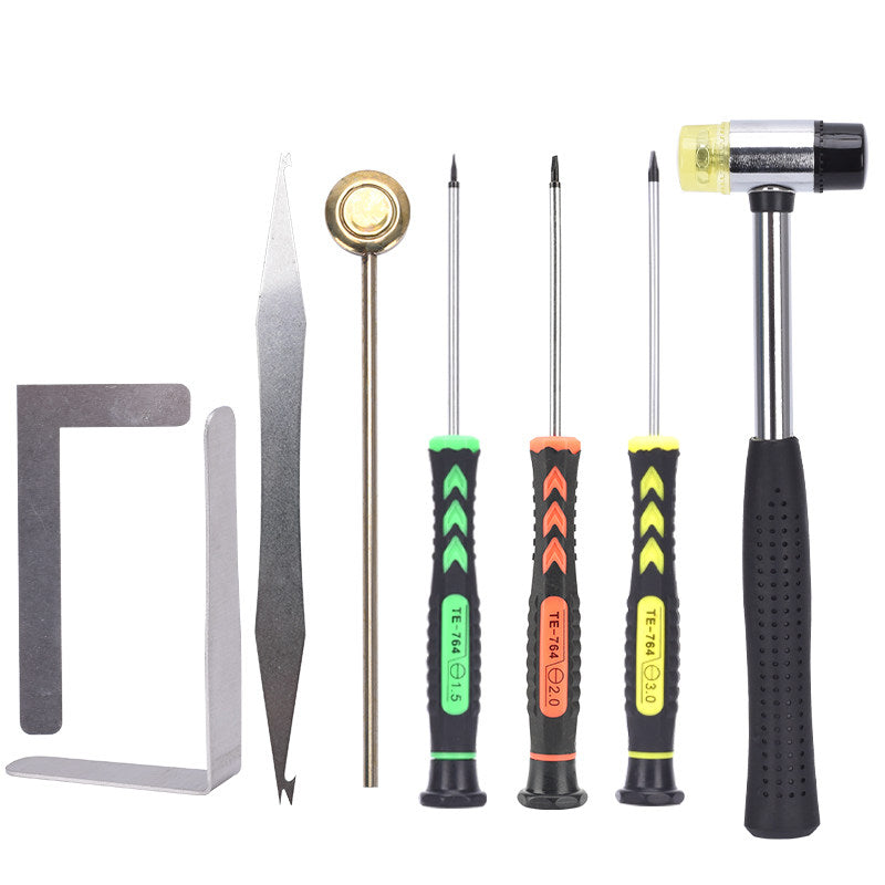 Complete Saxophone Repair Tool Set – Screwdrivers, Spring Hook, Adjustment Tabs, Rubber Hammer & Torch