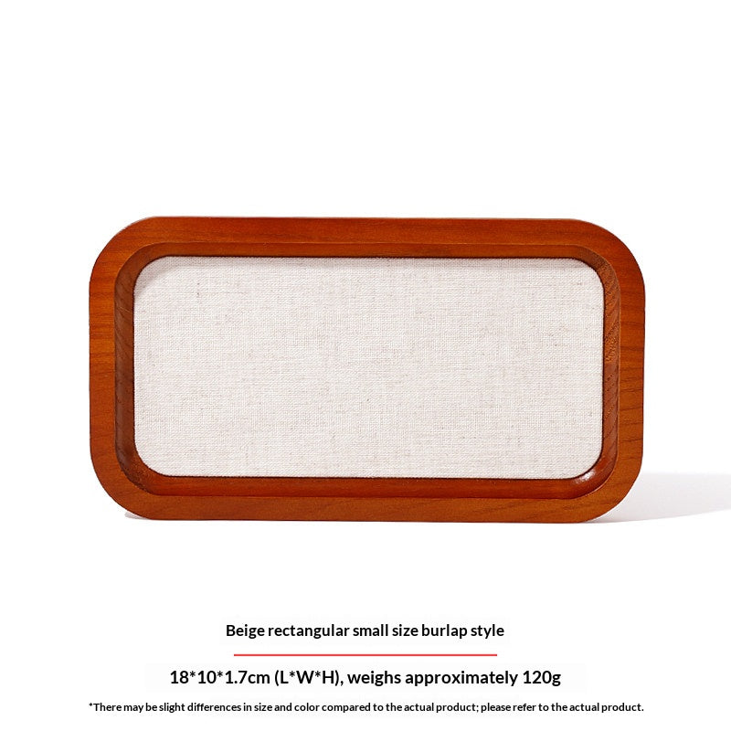 Premium Solid Wood Jewelry Display Trays for Photography & Organizing