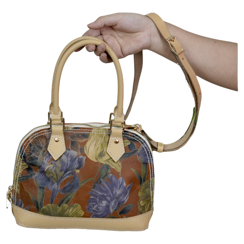 DIY Leather Bag Hardware Complete Set – Kelly, Cambridge, Saddle, Vegetable Basket + Shoulder Straps (Gold Chain & Fabric)