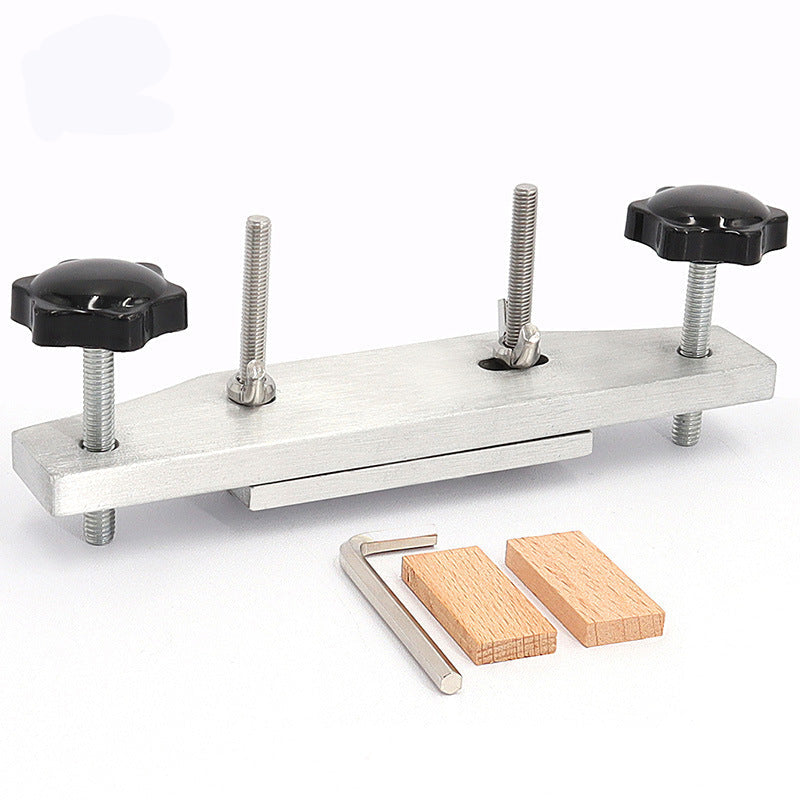 Acoustic Guitar Bridge Gluing Clamp Set – Saddle & Bridge Repair Fixing Tool for Folk Guitar (Solid Wood & Metal)
