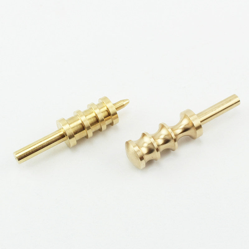 Adjustable Temperature Leather Edging Iron – Brass Tips for Edge Wax & Creasing (8 Heads Set)