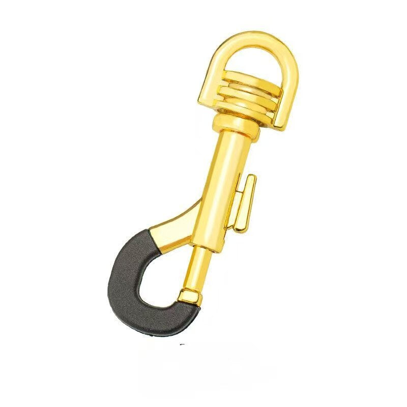 Saxophone Strap Hardware Set – Swallow Cross Bar, 5‑Hole Buckle & Metal Hook (Gold or Black)