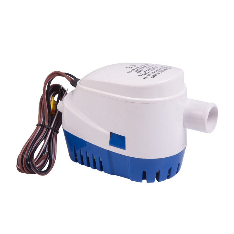 12V 1100GPH Automatic Submersible Bilge Pump – Marine Water Removal for Boats, RVs & Yachts