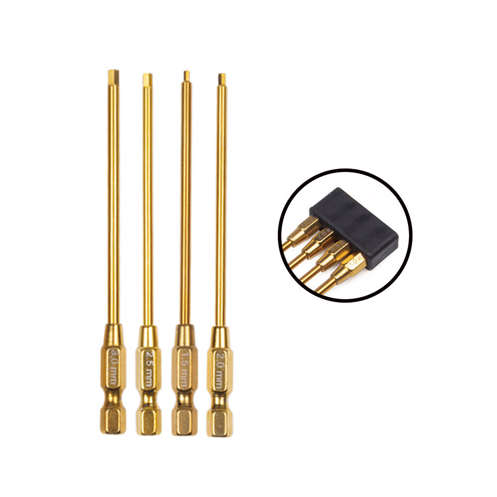 5-in-1 RC Titanium-Plated Hex & Nut Screwdriver Set – Precision Repair Tool for Boat, Car & Truck