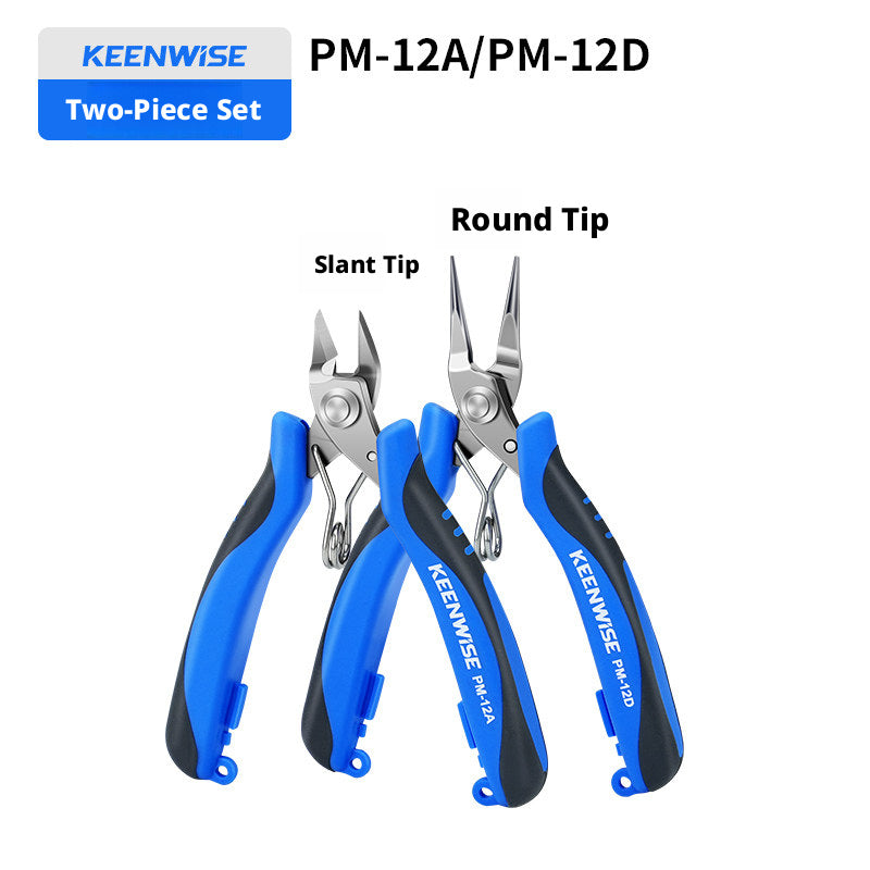 KEENWISE Mini Jewelry Pliers Set – 5 Types, 4"/4.5", Stainless Steel