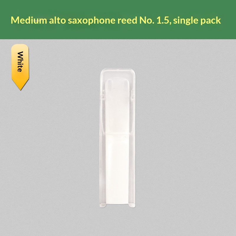 Resin Saxophone & Clarinet Reeds – 1.5 / 2.0 / 2.5 / 3.0 – Single or 4‑Pack (Alto, Tenor, Soprano, Clarinet)