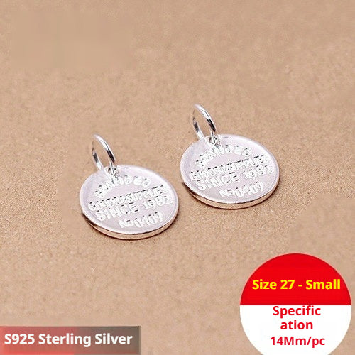s925 Sterling Silver Pendants & Beads – 40+ Shapes for DIY Red String Bracelets, Crystal Jewelry, Handmade Weaving Accessories