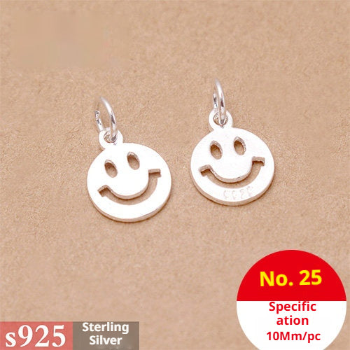 s925 Sterling Silver Pendants & Beads – 40+ Shapes for DIY Red String Bracelets, Crystal Jewelry, Handmade Weaving Accessories