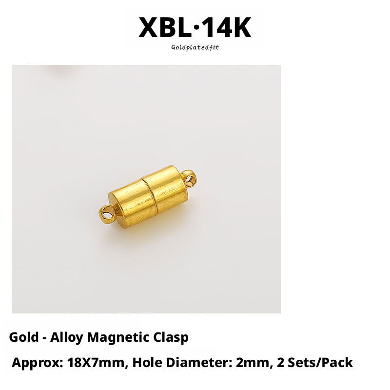 Magnetic Clasps for Jewelry Making – Strong, Gold Plated, DIY Buckles