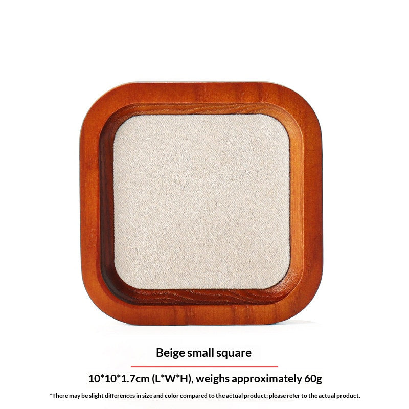 Premium Solid Wood Jewelry Display Trays for Photography & Organizing