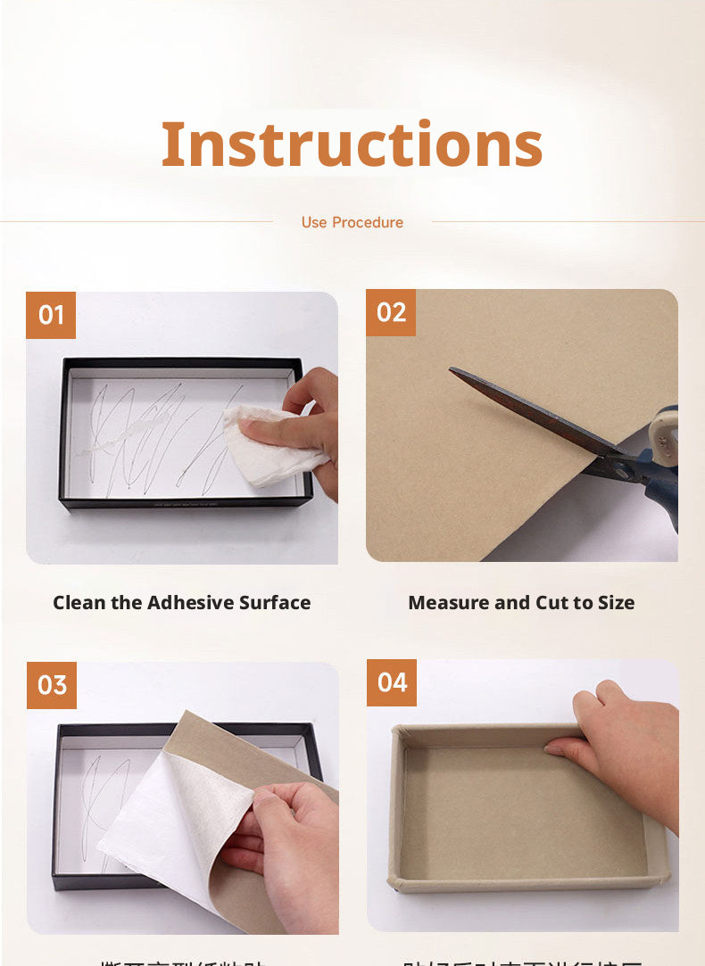 Self-Adhesive Velvet Fabric – Jewelry Box Liner, Drawer Protector, 17 Colors